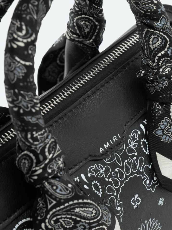 AMIRI sac negru 6T24T401 femei bandana micro triunghi